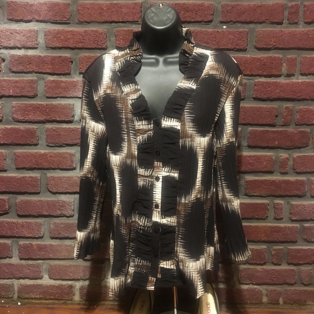 Signature by Larry Lavigne Brown Shirt